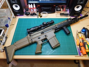 SCARシリーズ カラー組み合わせ例 個性的なカラーリングがバリエーションに追加「BOLTエアソフト