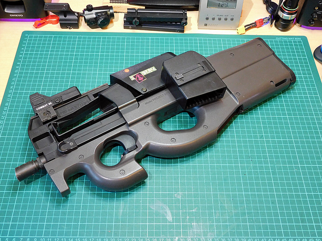 マルイ P90のオーバーホールとハイサイ化 その１: ～Pavement to