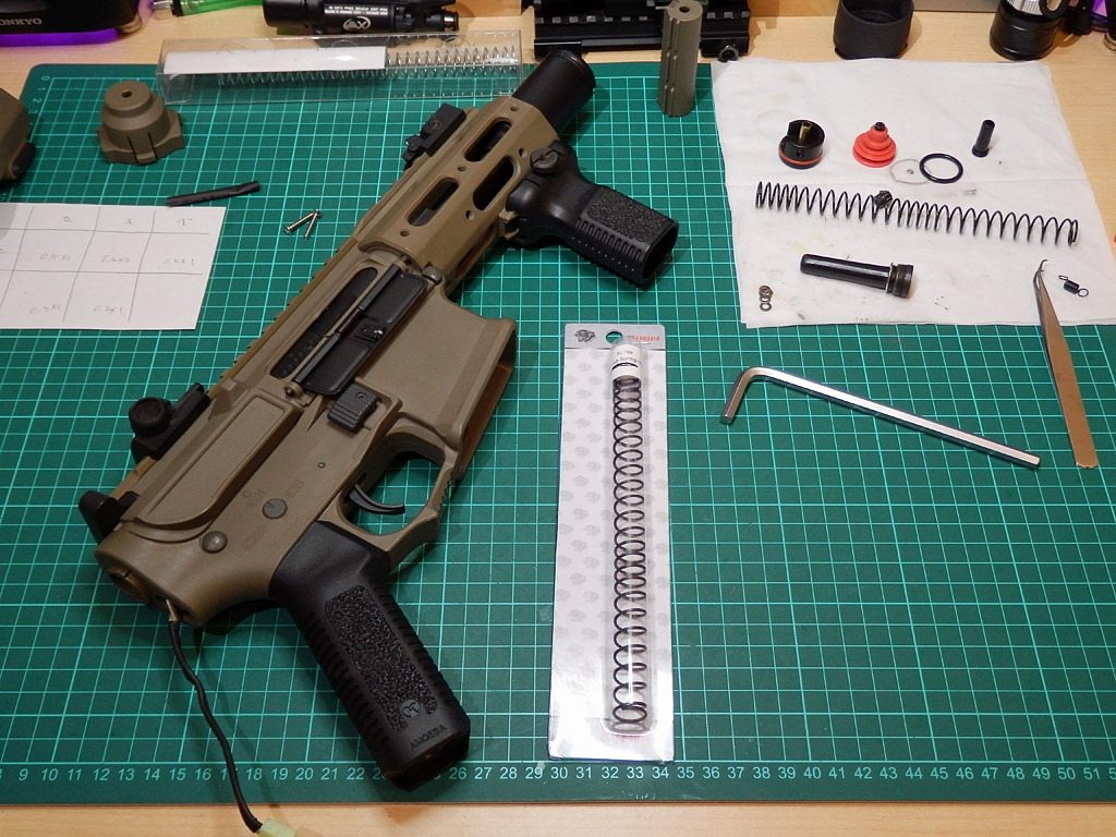 ARES ハニーバジャーショートのカスタム その2: ～Pavement to GunnersHeaven～