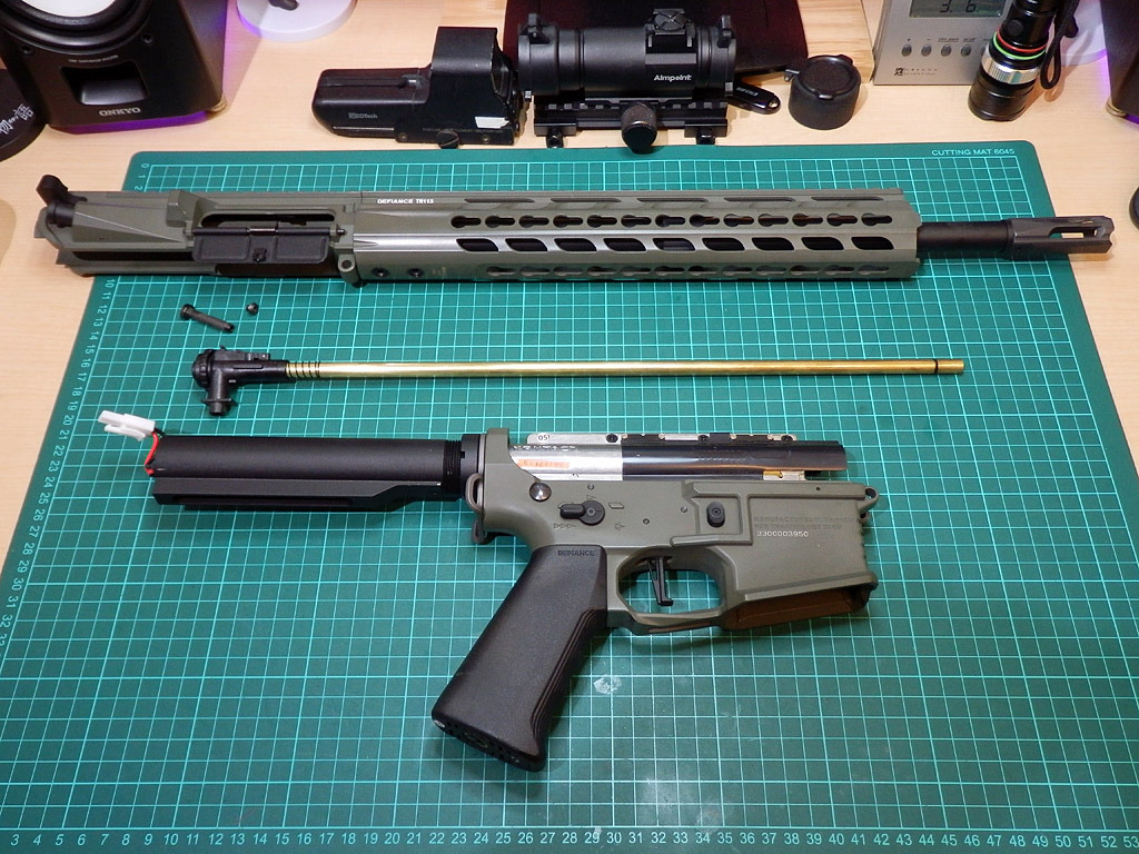 KRYTAC TRIDENT SPRのカスタム その１: ～Pavement to GunnersHeaven～