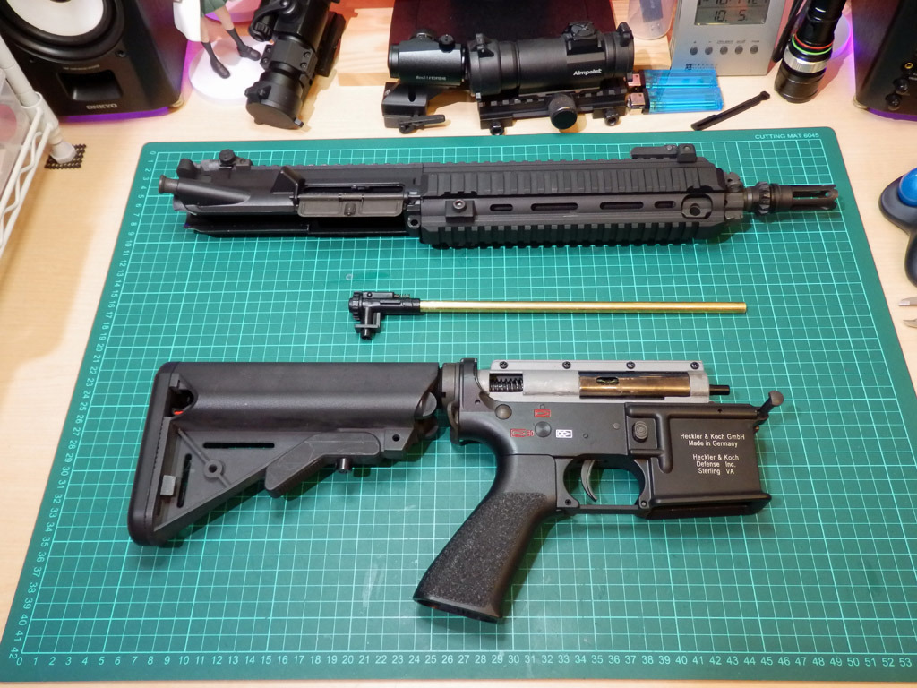 VFC HK416NSWの修理と調整 その１: ～Pavement to GunnersHeaven～